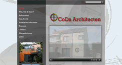 Desktop Screenshot of coda-architecten.be
